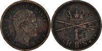 Denmark Rigsbankskilling Coin, Frederik VII, Copper, KM:756 -