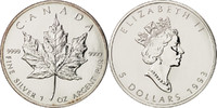 Canada 5 Dollars Coin, Elizabeth II, Royal Canadian Mint, Ottawa -