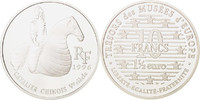 France 10 Francs-1.5 Euro Coin, Paris, Silver, KM:1158 -