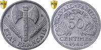 France 50 Centimes French State, Bazor, Beaumont-Le-Roger, Aluminum, PCGS -