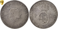German States 2/3 Speciedaler Danish duchies of Schleswig and Holstein, Christian VII -