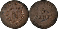 France 5 Centimes Napoleon I, Anvers, Grand Module, Bronze, PCGS -