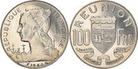 Réunion 100 Francs Coin, ESSAI, Nickel, KM:E10 -
