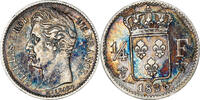 France 1/4 Franc Coin, Charles X, Lille, Silver, KM:722.12 -