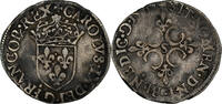 France Sol Parisis Coin, Charles IX, Troyes, Silver -