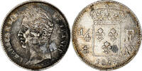 France 1/4 Franc Coin, Charles X, Paris, Silver, KM:722.1 -