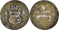 German States 20 Kreuzer Coin, WURZBURG, Georg Karl, Silver -