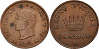 ITALIAN STATES 3 Centesimi Coin, KINGDOM OF NAPOLEON, Napoleon I, Milan -