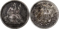 United States Dime Seated Liberty, New Orleans, Silver, KM:61 -
