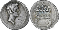 Denarius Octavian, Uncertain mint in Italy, Silver -