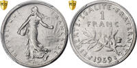 France 1 Franc Semeuse, Paris, pré-série listel large, Nickel -