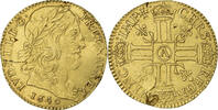 France Double louis d'or à la croisette Louis XIII, Paris, Gold -