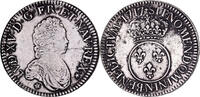 France Ecu Vertugadin Louis XV, Montpellier, reformed, Silver -
