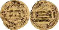 Dinar Abbasid Caliphate, al-Mu'tamid, Samarqand, Gold -