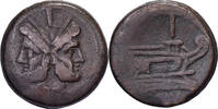 As Anonymous, Rome, Bronze, Crawford:56/2 -