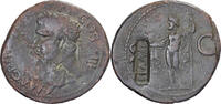 As Augustus, Rome, Countermark, Bronze, RIC:58 -
