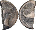 1/2 Dupondius Augustus & Agrippa, Nemausus, Bronze -