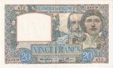 France 20 Francs Science et Travail, 1941-10-30, Q.6419 -