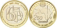 Cape Verde 250 Escudos Coin, Bi-Metallic -