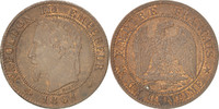 France Centime Coin, Napoleon III, Napoléon III, Strasbourg -