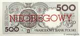 POLAND 500 Zlotych 1990 UNC