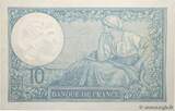 FRANCE 10 Francs MINERVE modifié 1939 AU