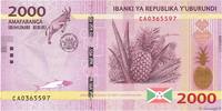 BURUNDI 2000 Francs BURUNDI 2000 Francs 2015 UNC -