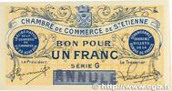 FRANCE regionalism and miscellaneous 1 Franc Annulé FRANCE regionalism and miscellaneous 1 Franc Annulé 1914 VF+ -