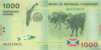 BURUNDI 1000 Francs BURUNDI 1000 Francs 2015 UNC -