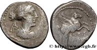 THE REPUBLIC (280 BC to 27 BC) Quinaire TITIA Rome 90 AC. (14,5mm, 2,12g, 12h) -