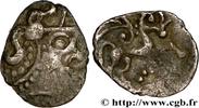 FRANCE Denier à la tête casquée à droite - revers à la vo GALLIA - AULERCI CENOMANI (Area of Le Mans) Le Mans (72) c. 80-50 AC. (13mm, 0,59g, 2h) -