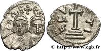 THE HERACLIUS DYNASTY (602-717) Tiers de silique HERACLIUS and HERACLIUS CONSTANTINE Carthage 613-614 (13,5mm, 0,69g, 9h) -