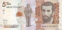 COLOMBIA 5000 Pesos COLOMBIA 5000 Pesos 2015 UNC -