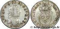 FRANCE Demi-écu dit vertugadin LOUIS XV THE BELOVED Caen 1716 (34mm, 15,24g, 6h) -