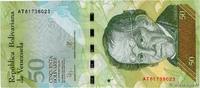 VENEZUELA 50 Bolivares VENEZUELA 50 Bolivares 2015 UNC -