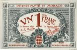 MONACO 1 Franc Essai MONACO 1 Franc Essai 1920 UNC -