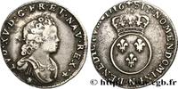 FRANCE Dixième d'écu dit vertugadin LOUIS XV THE BELOVED Montpellier 1716 (23,5mm, 2,91g, 6h) -