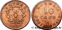 FRANCE 10 cent. Anvers au double L, frappe de l’atelier d LOUIS XVIII Anvers 1814 (34,88mm, 22,95g, 6h) -