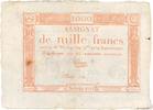 FRANCE 1000 Francs FRANCE 1000 Francs 1795 VF -