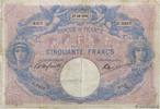 FRANCE 50 Francs BLEU ET ROSE FRANCE 50 Francs BLEU ET ROSE 1903 VG -