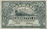 DENMARK 50 Kroner DENMARK 50 Kroner 1919 VF- -