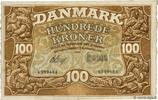 DENMARK 100 Kroner DENMARK 100 Kroner 1920 VF- -