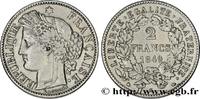 FRANCE 2 francs Cérès, IIe République II REPUBLIC Bordeaux 1849 (27mm, 10g, 6h) -
