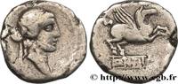 THE REPUBLIC (280 BC to 27 BC) Denier TITIA Rome 90 AC. (17,5mm, 3,47g, 12h) -
