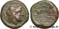 THE REPUBLIC (280 BC to 27 BC) Semis ROMAN REPUBLIC - ANONYMOUS Rome c. 211-206 AC. (28,5mm, 25,12g, 11h) -