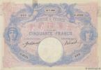 FRANCE 50 Francs BLEU ET ROSE FRANCE 50 Francs BLEU ET ROSE 1913 VF -