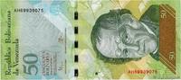 VENEZUELA 50 Bolivares VENEZUELA 50 Bolivares 2015 UNC -