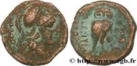Hellenistic 2 (188 BC to 30 BC) Triens BRUTTIUM - VIBO VALENTIA (HIPPONION) Vibo Valentia, Bruttium c. 182-89 AC. (16mm, 2,91g, 4h) -