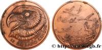 FRANCE Médaille animalière - Busard Cendré ANIMAUX Monnaie de Paris 1979 (88,5mm, 241,3g, 12h) -