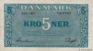 DENMARK 5 Kroner DENMARK 5 Kroner 1945 VF+ -